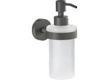 Seifenspender TESA "1x tesa MOON GREY Seifenspender", grau, Dosierspender, Seifenspender, grau 11,9 cm : 7 cm : 17,1 cm