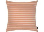 Zierkissen Olivia in Weiß/Orange ca. 50x50cm