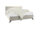 Boxbett in Beige ca. 160x200cm