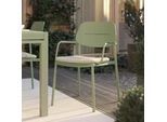 Gartenstuhl Verde Hellgrün/Salbeigrün Aluminium