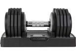 Hantel HALF HUMAN "Verstellbare Hantel - 25 kg", schwarz, Hanteln, 25 kg, Stahl
