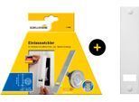 Einlass-Gurtwickler SCHELLENBERG "Unterputz, inkl. Abdeckplatte weiß", weiß, 1 Stk., Gurtwickler, 21,5 cm Lochabstand für das Rollladensystem Maxi
