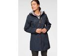 Softshellmantel POLARINO, Damen, Gr. 40, blau (marine), Softshell, Obermaterial: 94% Polyester, 6% Elasthan. Futter: 100% Polyester. Kapuzenfutter: 100% Polyester, angesetztes Bündchen mit Klettverschluss,verstellbar, Mäntel, Wasser,- und windabweisend sowie atmungsaktiv