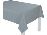 Tischdecke ADAM "Graphic Ventus Light" Gr. 8, blau (königsblau), B:145cm L:220cm, Bio-Baumwolle, Tischdecken, Tischdecke, aus 100% Bio-Baumwolle