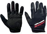 Motorradhandschuhe ROLEFF "Cross gloves - Motocross" Gr. L, schwarz (schwarz ro57), Handschuhe, L, Obermaterial: 100% Polyester, Motorradhandschuhe