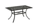Gardenson , Schwarz , Metall , Floral , rechteckig , 80x73x140 cm ,