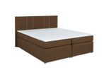 P & B , Braun , Textil, Holzwerkstoff , H3 , 180x200 cm , Federkernmatratze ,