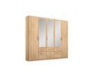 Rauch Möbel , Sonoma Eiche , Holzwerkstoff , 3 Fächer , 6 Schublade(n) Schubladen , 226x229x54 cm , Blauer Engel, RAL Testat, Goldenes M, BQ - Bündnis für Qualität, Made in Germany , in verschiedenen Größen erhältlich ,