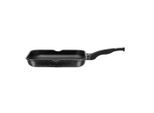 GSW , Schwarz , Metall , 2.2 l , 28x4.5x28 cm , ISO 9001 , hitzebeständige Griffe, backofengeeignet, kratzfest, rostfrei, antihaftbeschichtet, geschmacksneutral, energiesparend, antihaftversiegelte Wabenstruktur, schadstofffrei gemäß EU-Standards , Kochen & Essen, Pfannen, Grillpfannen