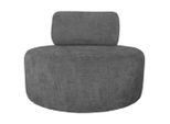 Livetastic , Dunkelgrau , Textil , 88x70x88 cm , Made in EU , Sitzfläche 360° drehbar , Esszimmer, Esszimmerstühle, Polsterstühle