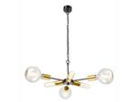 Möbelix , Goldfarben , 34 cm , Made in Europe, Europäischer Sicherheitsstandard , beliebig kürzbar , Beleuchtung, Innenleuchten, Hängeleuchten, Hängeleuchten mehrflammig