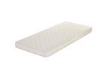 P & B , Weiß , Textil , H2 + H3 , Füllung: Vlies , rechteckig , 90x200 cm , Ober- und Unterseite versteppt, für Hausstauballergiker geeignet, wendbar, optimale Belüftung, für verstellbare Lattenroste geeignet, atmungsaktiv, schadstoffgeprüft, aktive Schulterzone, alternative Größen erhältlich, Wendematratze, orthopädische Matratze , Schlafzimmer, Matratzen, Wendematratzen