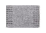 Grund , Grau , Textil , Karo , rechteckig , 70x120 cm , Oeko-Tex® Standard 100 , Heimtextilien, Badtextilien, Badematten, Badematten