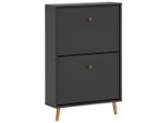 Mid.you , Anthrazit , Holzwerkstoff , Esche,Eiche , massiv,massiv , 59.8x92.2x19.55 cm , stehend ,