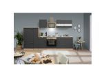 Respekta , Grau , Holzwerkstoff , 1 Schublade(n),1 Schublade(n) Schubladen , seitenverkehrt montierbar, nur wie online abgebildet bestellbar , E , 300 cm , links aufbaubar, rechts aufbaubar , Küche, Küchenblöcke, Küchenzeilen