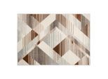 James Wood , Beige , Textil , Abstraktes , rechteckig , 120x170 cm , Oeko-Tex® Standard 100 , Teppiche & Böden, Teppiche, Webteppiche
