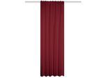 Möbelix , Bordeaux , Textil , Uni , 270x245 cm , für Stange und Schiene geeignet, Lärmschutz, Wärmeschutz, mit Kombiband , Heimtextilien, Vorhänge, Fertigvorhänge, Thermovorhänge