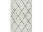Möbelix , Schwarz, Weiß , Textil , Boho , rechteckig , 160x230 cm , ISO 9001, Bsci, Oeko-Tex® Standard 100 , für Fußbodenheizung geeignet, in verschiedenen Größen erhältlich, pflegeleicht, leicht zusammenrollbar ,