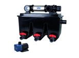 T.I.P. Profi Teichfilter-Set - Für 30.000 l Teich, UV-C 24 W, Mehrkammersystem, MTS 30000 UV 24 INOX, 30288
