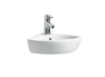 LAUFEN Pro B Eck-Waschtisch 8169580001041 44 x 38 cm, weiß, 1 Hahnloch, mit Überlauf