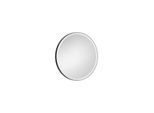 Laufen YVA Spiegel H4485100YV4501 rund, 750x40x750 mm, LED-Beleuchtung, Touchschalter, Ein/Aus/Dimmer, schwarz matt
