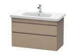 Duravit DuraStyle Waschtisch-Unterschrank DS648207543 93 x 44,8 cm, leinen/basalt matt, 2 Schubkästen, wandhängend