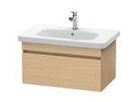 Duravit DuraStyle Waschtisch-Unterschrank DS638103030 73 x 44,8 cm, Eiche natur, 1 Auszug, wandhängend