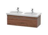 Duravit DuraStyle Waschtisch-Unterschrank DS638602143 115 x 45,3 cm, nussbaum dunkel/basalt matt, 1 Auszug, wandhängend