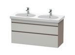 Duravit DuraStyle Waschtisch-Unterschrank DS648600743 115 x 45,3 cm, betongrau/basalt matt, 2 Schubkästen, wandhängend