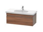 Duravit DuraStyle Waschtisch-Unterschrank DS638507943 100 x 45,3 cm, nussbaum natur/basalt matt, 1 Auszug, wandhängend
