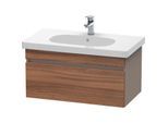 Duravit DuraStyle Waschtisch-Unterschrank DS638407943 80 x 45,3 cm, nussbaum natur/basalt matt, 1 Auszug, wandhängend