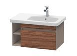 Duravit DuraStyle Waschtisch-Unterschrank DS639302143 73 x 44,8 cm, Becken rechts, nussbaum dunkel/basalt matt, 1 Auszug