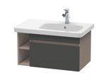 Duravit DuraStyle Waschtisch-Unterschrank DS639304943 73 x 44,8 cm, Becken rechts, graphit matt/basalt matt, 1 Auszug