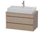 Duravit DuraStyle Waschtisch-Unterschrank DS530807543 90 x 47,8 cm, leinen/basalt matt, für Konsole, 2 Schubkästen