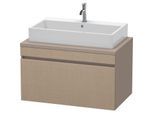 Duravit DuraStyle Waschtisch-Unterschrank DS531307543 90 x 54,8 cm, leinen/basalt matt, für Konsole, 1 Auszug