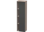 Duravit DuraStyle Hochschrank DS1249R4943 50x36x180cm, Tür rechts, graphit matt/basalt matt
