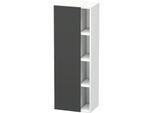 Duravit DuraStyle Hochschrank DS1239L4918 50x36x140cm, Tür links, graphit matt/weiß matt