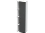 Duravit DuraStyle Hochschrank DS1249R4918 50x36x180cm, Tür rechts, graphit matt/weiß matt
