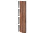Duravit DuraStyle Hochschrank DS1248R7918 50x24x180cm, Tür rechts, nussbaum natur/weiß matt
