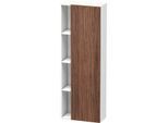Duravit DuraStyle Hochschrank DS1238R2118 50x24x140cm, Tür rechts, nussbaum dunkel/weiß matt