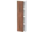 Duravit DuraStyle Hochschrank DS1248L7918 50x24x180cm, Tür links, nussbaum natur/weiß matt