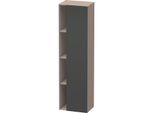 Duravit DuraStyle Hochschrank DS1249R4943 50x36x180cm, Tür rechts, graphit matt/basalt matt