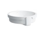 LAUFEN Living City Einbauwaschtisch 8134390001091 außen 45x45,5cm, weiß, mit Überlauf, ohne Hahnloch