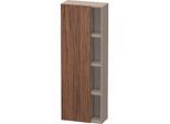 Duravit DuraStyle Hochschrank DS1238L2143 50x24x140cm, Tür links, nussbaum dunkel/basalt matt