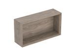 Geberit iCon Wandbox 502322JR1 45x23,3x13,2cm, rechteckig, nussbaum/Melamin Struktur
