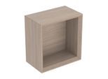 Geberit iCon Wandbox 502321JH1 22,5x23,3x13,2cm, quadratisch, eiche natur/Melamin Struktur