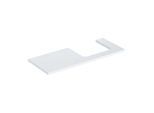 Geberit One Waschtisch-Platte 505325001 120 x 3 x 47 cm, weiß/lackiert hochglänzend, Ausschnitt rechts