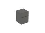 Geberit Smyle Square Seitenschrank 500357JK1 45x60x47cm, mit 2 Schubladen, lava matt