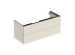 Geberit One Waschtisch-Unterschrank 505265004 118,4 x 50,4 x 47 cm, sand-grau/lackiert hochglänzend, 2 Schubladen
