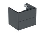Geberit One Waschtisch-Unterschrank 505261008 59,2 x 50,4 x 47 cm, mattschwarz, 2 Schubladen